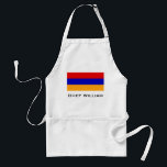 Delantal Bandera armenia<br><div class="desc">La bandera brillante hermosa de Armenia.</div>