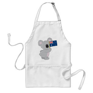Delantal Bandera australiana de Koala