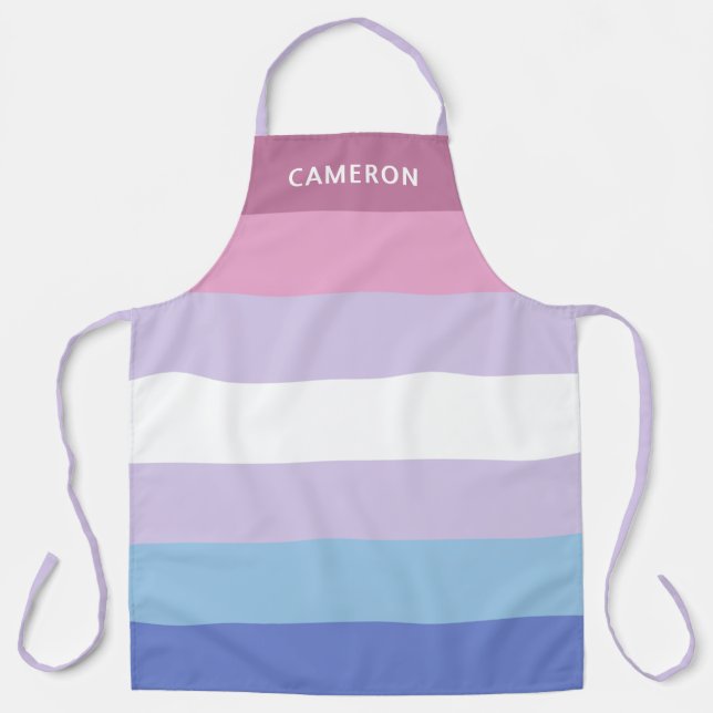 Delantal Bandera Bigender Monogramada (Anverso)