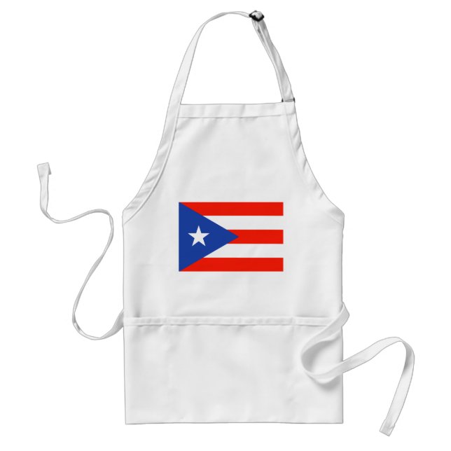 Delantal Bandera boricua de Puerto Rico (Frente)