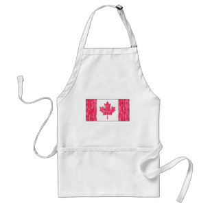 Delantal Bandera canadiense apenada