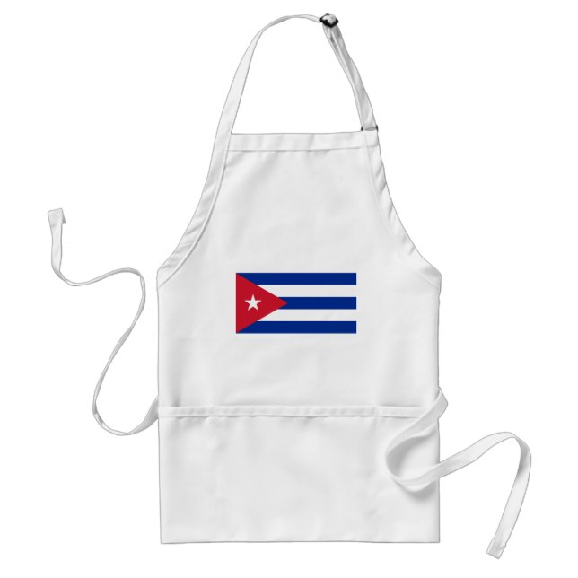 Delantal Bandera cubana - Bandera Cubana - bandera de Cuba (Frente)