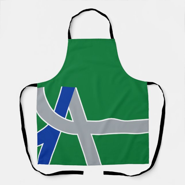 Delantal Bandera de Albany, Oregón (Anverso)