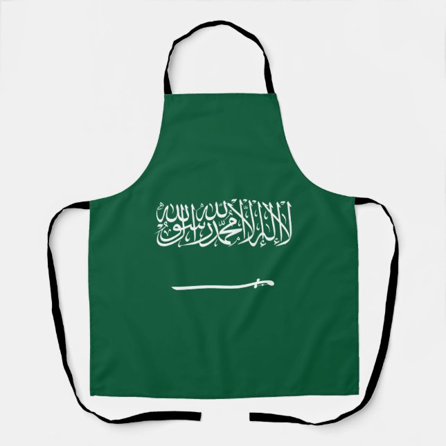 Delantal Bandera de Arabia Saudita (Anverso)