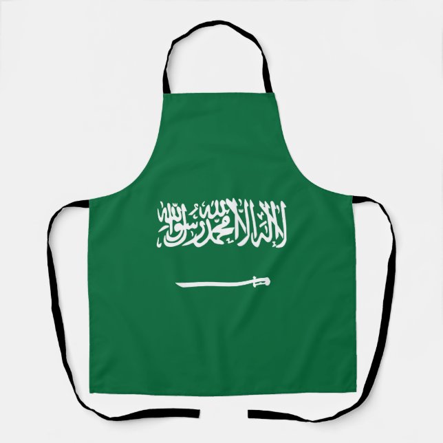 Delantal Bandera de Arabia Saudita (Anverso)