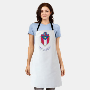 Delantal Bandera de Austin City Apron