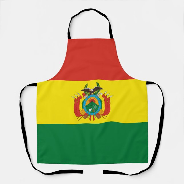 Delantal Bandera de Bolivia Patriótica (Anverso)