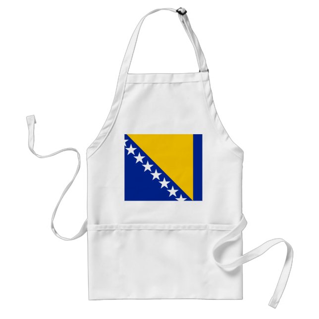 Delantal Bandera de Bosnia y Herzegovina (Frente)