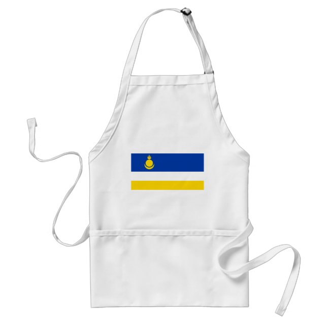 Delantal Bandera de Buryatia Patriótica (Frente)