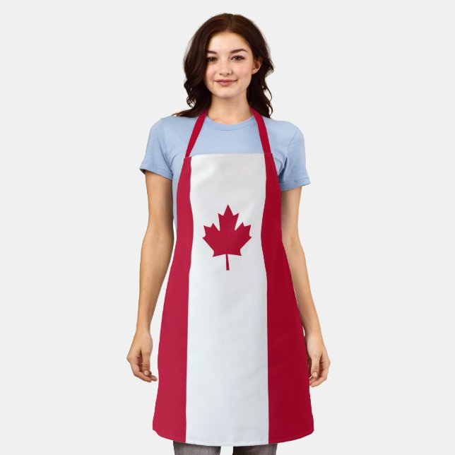 Delantal Bandera de Canadá (Gastado)