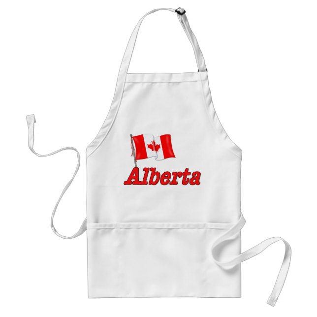 Delantal Bandera de Canadá - Alberta (Frente)
