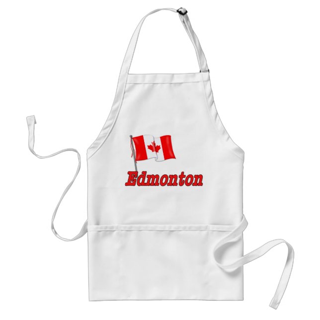 Delantal Bandera de Canadá - Edmonton (Frente)