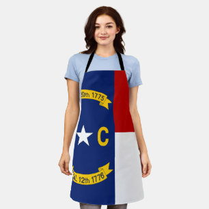 Delantal Bandera de Carolina del Norte
