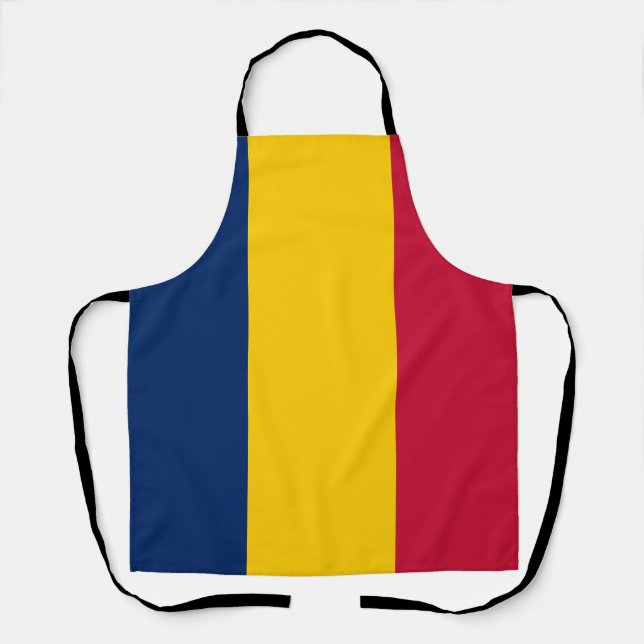 Delantal Bandera de Chad (Anverso)