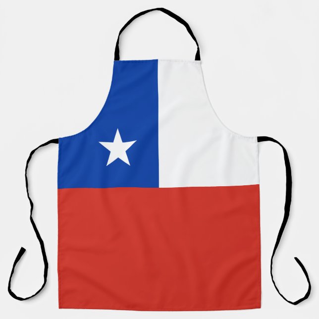 Delantal Bandera de Chile (Anverso)