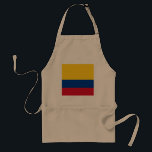 Delantal Bandera de Colombia<br><div class="desc">La bandera colombiana es una tricolor horizontal. Los colores utilizados en la bandera son azul, rojo, amarillo. La proporción de la bandera colombiana es de 2:3. La bandera de Colombia fue adoptada en 1861. El primer uso del diseño actual de la bandera fue en 1810. El último cambio al actual...</div>