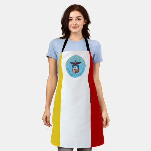 Delantal Bandera de Columbus City Apron