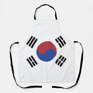 Delantal Bandera de Corea del Sur