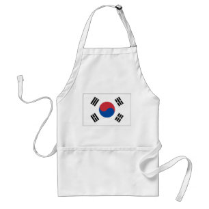 Delantal Bandera de Corea del Sur