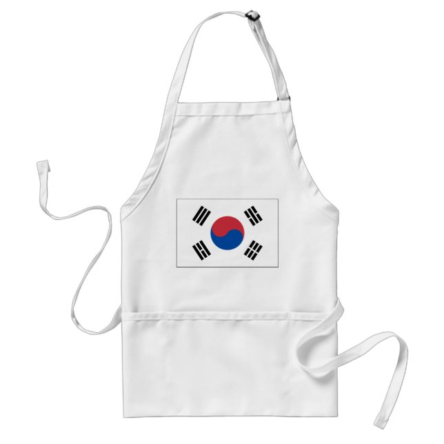 Delantal Bandera de Corea del Sur (Frente)