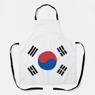 Delantal Bandera de Corea del Sur