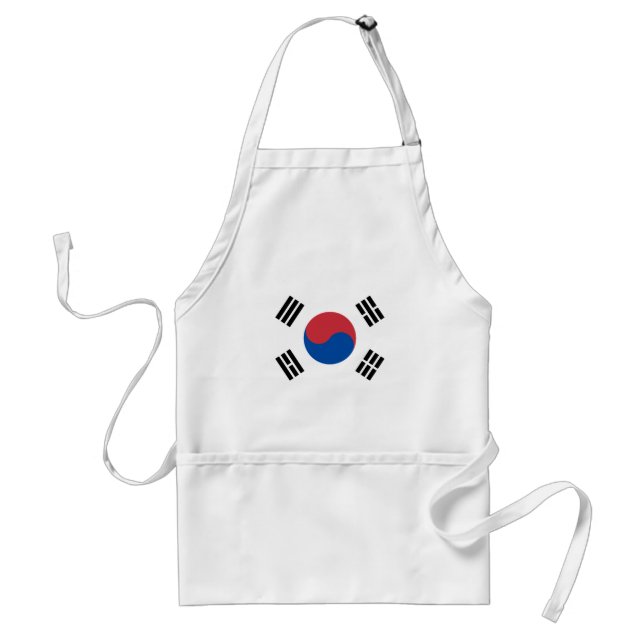 Delantal Bandera de Corea del Sur (Frente)