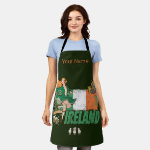 Delantal Bandera de cosecha de Irlanda San Patricio