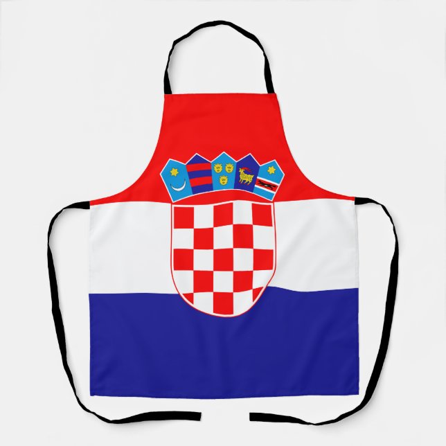 Delantal Bandera de Croacia (Anverso)
