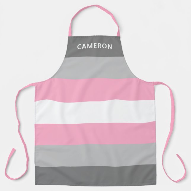 Delantal Bandera de Demigirl Monogramada (Anverso)
