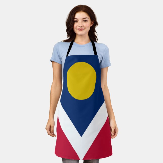 Delantal Bandera de Denver City Apron (Gastado)