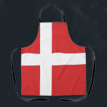 Delantal Bandera de Dinamarca<br><div class="desc">¡Un regalo ideal para todos los patriotas de su país!</div>