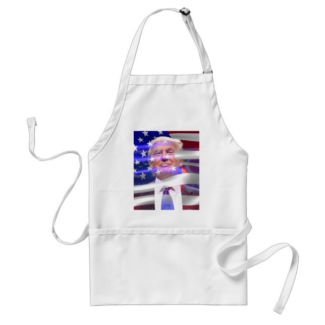 Delantal bandera de donald trump (Frente)