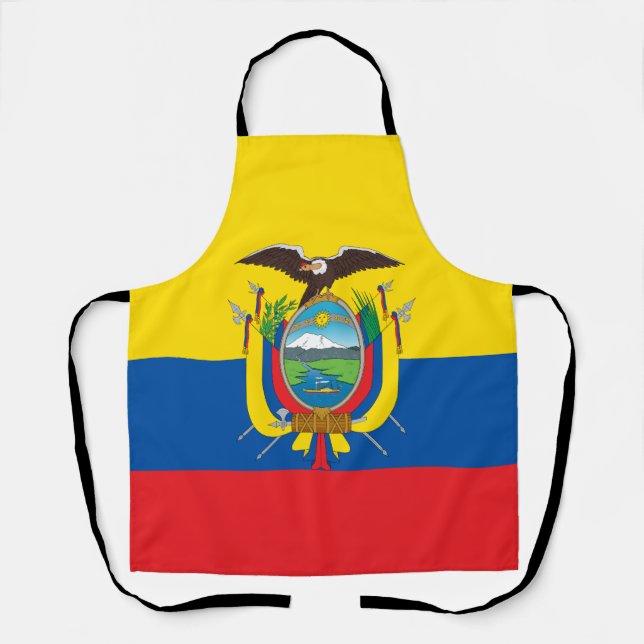 Delantal Bandera de Ecuador (Anverso)