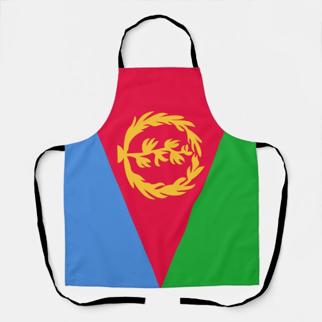 Delantal Bandera de Eritrea (Anverso)