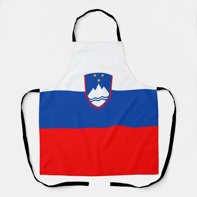 Delantal Bandera de Eslovenia (Anverso)