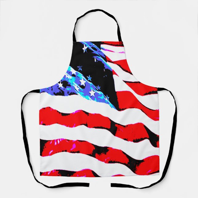 Delantal Bandera de Estados Unidos (Anverso)