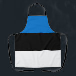 Delantal Bandera de Estonia<br><div class="desc">Bandera patriótica de Estonia.</div>