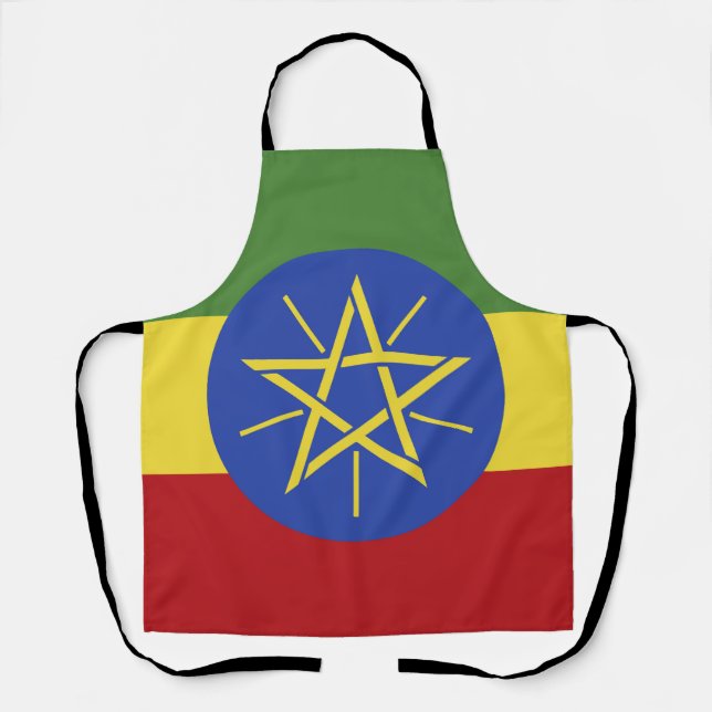 Delantal Bandera de Etiopía (Anverso)