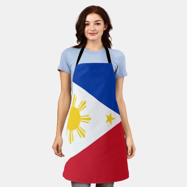 Delantal Bandera de Filipinas (Gastado)