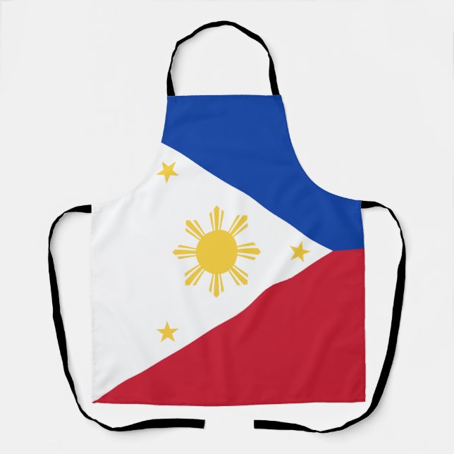 Delantal Bandera de Filipinas (Anverso)