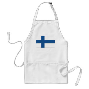 Delantal Bandera de Finlandia