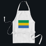 Delantal Bandera de Gabón<br><div class="desc">Bandera patriótica de Gabón.</div>