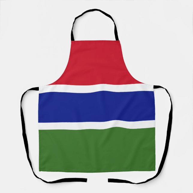 Delantal Bandera de Gambia (Anverso)