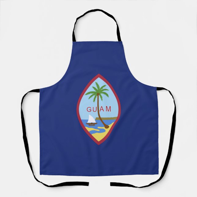 Delantal Bandera de Guam (Anverso)