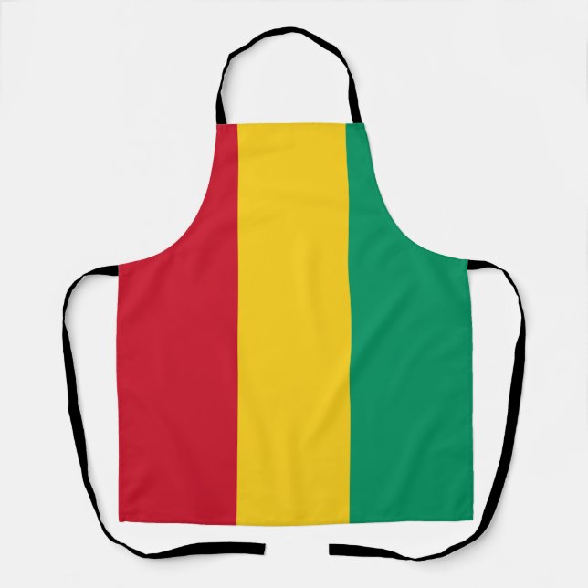 Delantal Bandera de Guinea (Anverso)