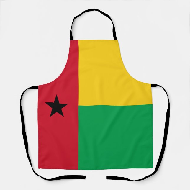 Delantal Bandera de Guinea-Bissau (Anverso)