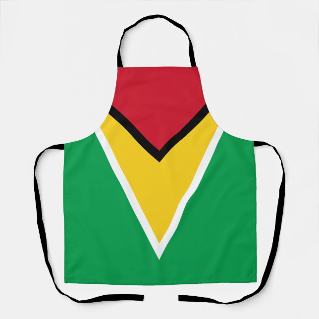 Delantal Bandera de Guyana (Anverso)
