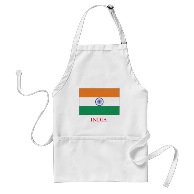Delantal Bandera de India Personalizado personalizada (Frente)