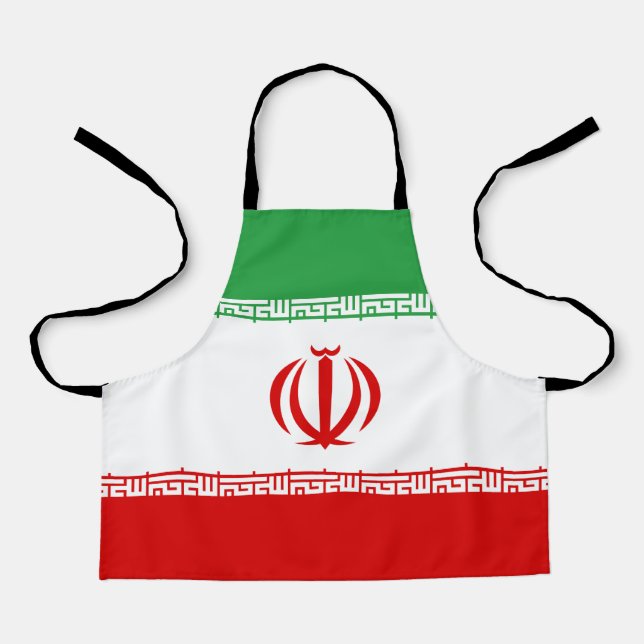 Delantal Bandera de Irán (Anverso)