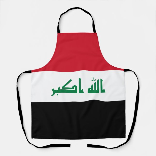 Delantal Bandera de Iraq (Anverso)